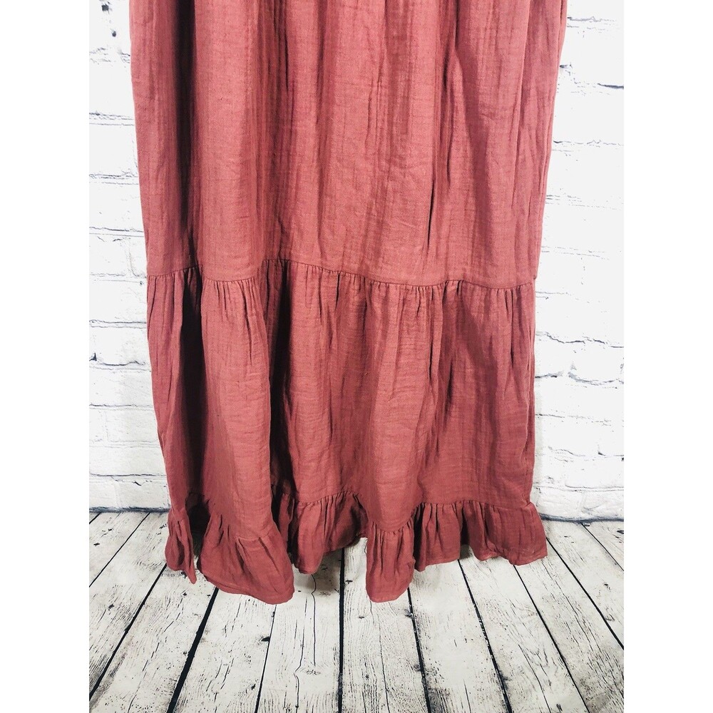 Universal Thread Mauve Ruffle Midi Dress - Picture 3 of 8